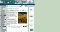 Desktop Screenshot of golfersweb.com